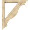 Ekena Millwork Funston Traditional Rough Sawn Bracket w/ Offset Brace, Douglas Fir, 6"W x 38"D x 44"H BKT0604X38X44FST01RDF - alternate 3